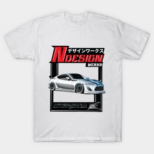 scion frs white blue T-Shirt